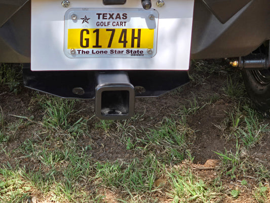 EVOLUTION D5 Forward facing license plate bracket.