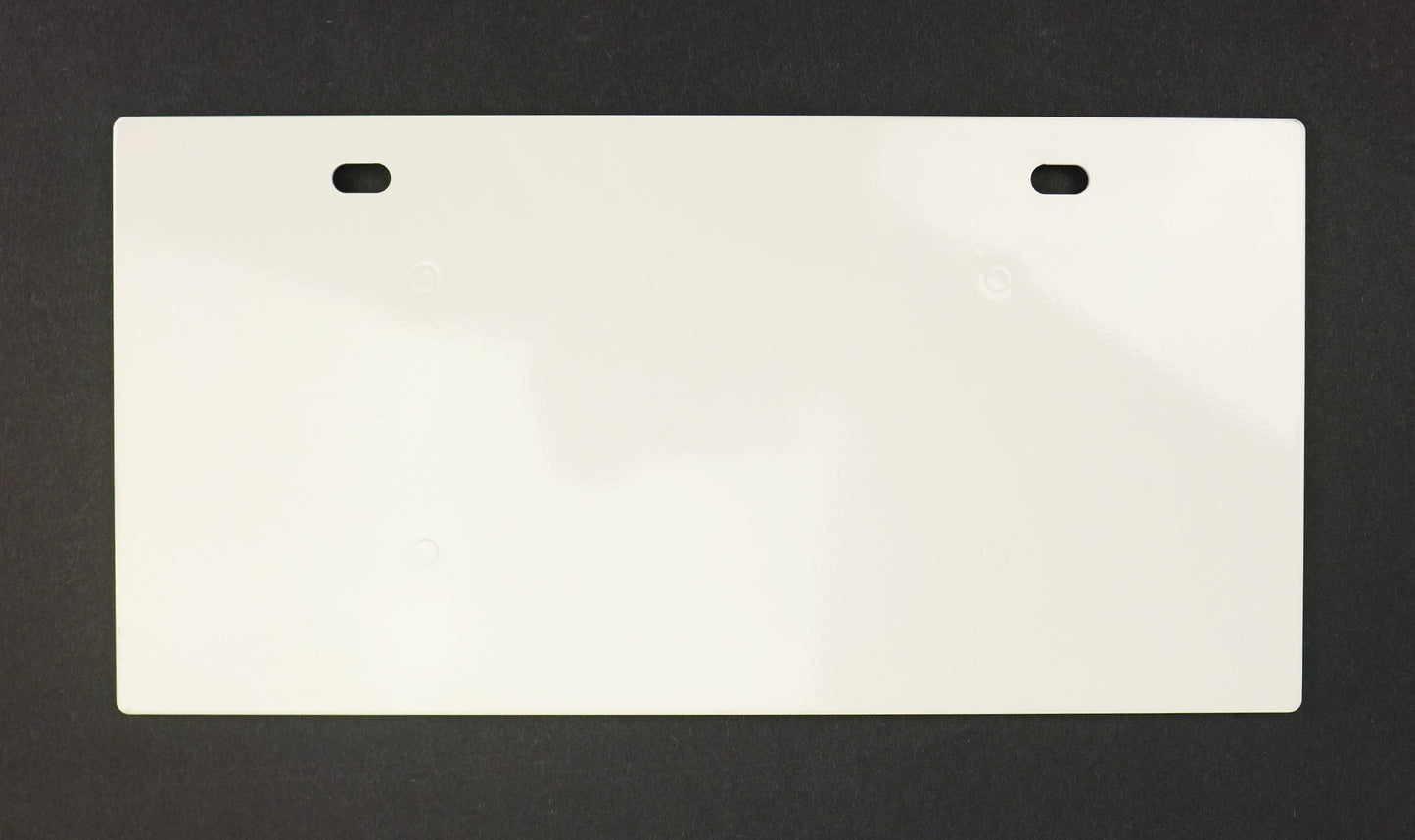 EVOLUTION D5 Forward facing license plate bracket.
